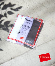【Hanes / ヘインズ】SLOBE別注 3PパックTシャツ◆
