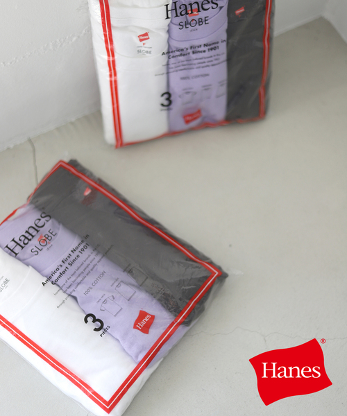 SLOBE IENA(スローブイエナ)の「【Hanes / ヘインズ】SLOBE別注 3PパックTシャツ◆(Tシャツ/カットソー・レディース・その他・FREE)」の3枚目の写真