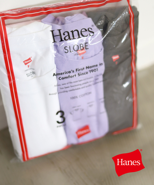 SLOBE IENA(スローブイエナ)の「【Hanes / ヘインズ】SLOBE別注 3PパックTシャツ◆(Tシャツ/カットソー・レディース・その他・FREE)」の4枚目の写真