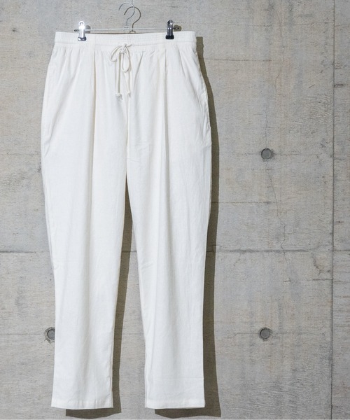 JOHN'S CLOSET(ジョンズクローゼット)の「【i】11綿麻ストレッチシェフパンツ(その他パンツ・メンズ・カーキ/ベージュ/キナリ/ブラック/ネイビー・LARGE/X-LARGE/MEDIUM)」の2枚目の写真