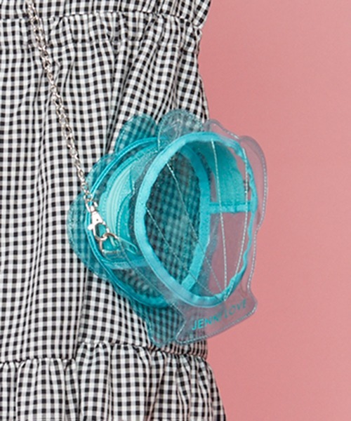 JENNI love(ジェニィラブ)の「シェルショルダーバッグ(ショルダーバッグ・キッズ・ラベンダー/ピンク/サックスブルー・F)」の2枚目の写真