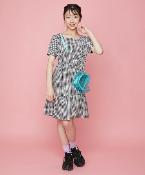 JENNI love(ジェニィラブ)の「シェルショルダーバッグ(ショルダーバッグ・キッズ・ラベンダー/ピンク/サックスブルー・F)」の4枚目の写真