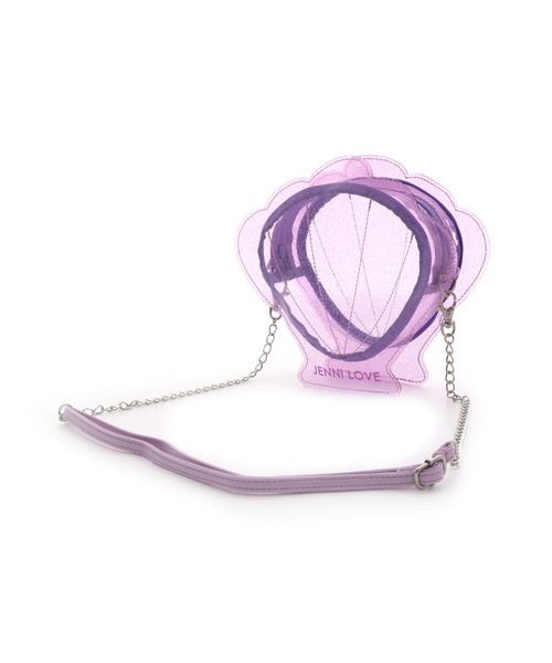 JENNI love(ジェニィラブ)の「シェルショルダーバッグ(ショルダーバッグ・キッズ・ラベンダー/ピンク/サックスブルー・F)」の9枚目の写真