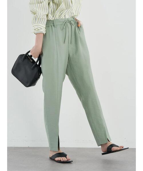 earth music&ecology（アースミュージックアンドエコロジー）の「ジョガーテーパードパンツ（その他パンツ・レディース・ブラック/ライトカーキ/モカ・S/M）」の22枚目の写真