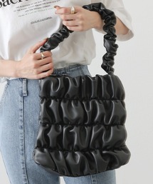 COLONY 2139 | シャーリング縦型バッグ(トートバッグ)