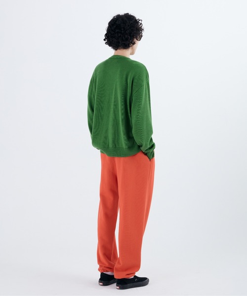 87mm(87mm)の「【87MM / Mmlg】1987 CARDIGAN (INTARSIA) / パルチムエムエム MMLG 1987 ロゴ カーディガン(カーディガン/ボレロ・レディース・グリーン/ブラック/ネイビー/スカイブルー・MEDIUM/LARGE)」の15枚目の写真