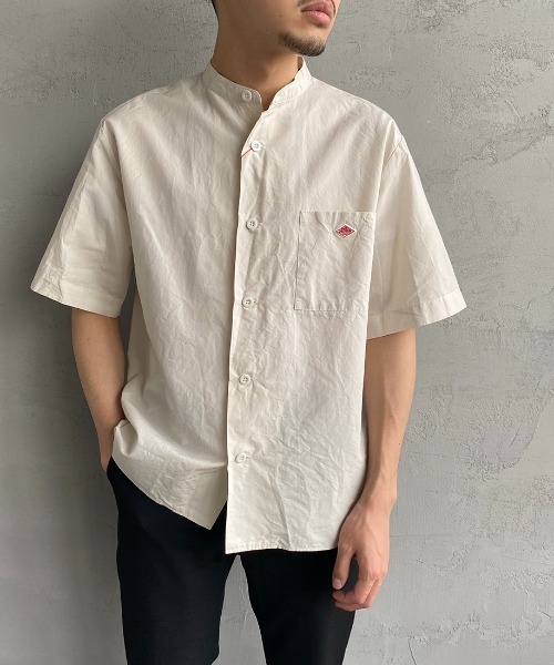 DANTONコットンリネンブロードシャツ サイズ42 DANTON（ダントン）の「[DANTON/ダントン] コットンリネン