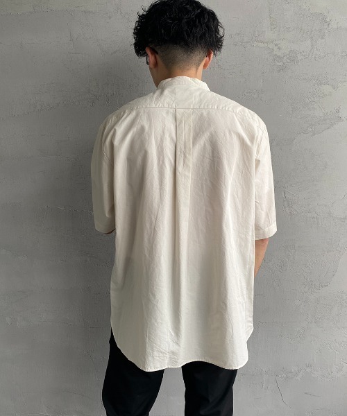 DANTONコットンリネンブロードシャツ サイズ42 DANTON（ダントン）の「[DANTON/ダントン] コットンリネン
