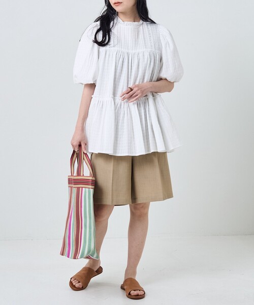 定価23100円♡ 新品タグ付き リネンライクハンサムパンツ 新品タグ付き リネンライクハンサムパンツ