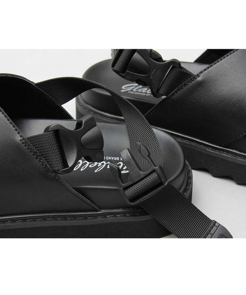 TopIsm（トップイズム）の「シャークソールクロスバンドサンダル（サンダル・メンズ・ブラック・S/M/L）」の9枚目の写真