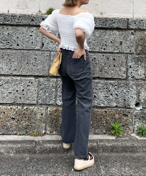 archives（アルシーヴ）の「ダメージデニム（デニムパンツ・レディース・ブラック/ブルー・SMALL/MEDIUM）」の18枚目の写真