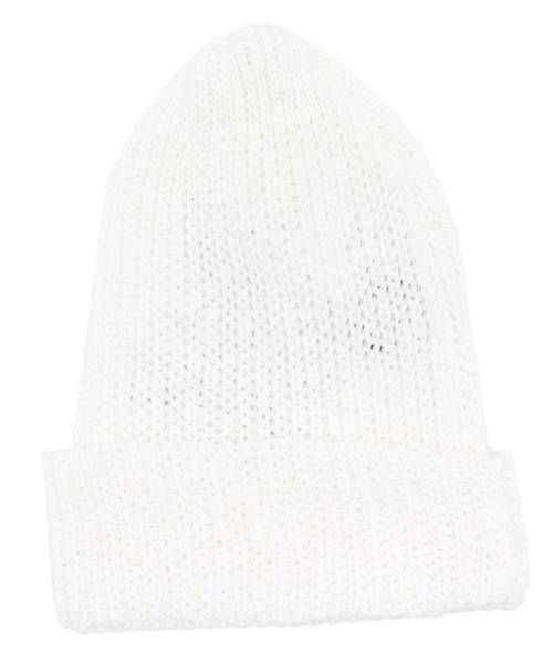 SHIPS(シップス)の「WARREN SCOTT(ウォーレンスコット): リネン/畦編み ニットキャップ■(ニットキャップ/ビーニー・メンズ・ベージュ/ライトグリーン/ネイビー/オレンジ/ホワイト・ONE SIZE)」の2枚目の写真