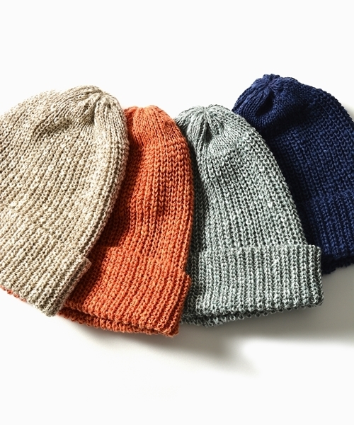 SHIPS(シップス)の「WARREN SCOTT(ウォーレンスコット): リネン/畦編み ニットキャップ■(ニットキャップ/ビーニー・メンズ・ベージュ/ライトグリーン/ネイビー/オレンジ/ホワイト・ONE SIZE)」の11枚目の写真