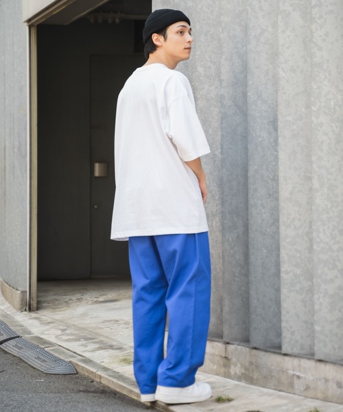 WEGO（ウィゴー）の「∴WEGO/別注ベンデイビス刺繍半袖BIGT（Tシャツ/カットソー・メンズ・ブルー/パープル/ホワイト/ブラック・MEDIUM/LARGE）」の10枚目の写真