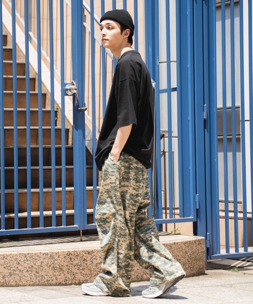 WEGO（ウィゴー）の「∴WEGO/別注ベンデイビス刺繍半袖BIGT（Tシャツ/カットソー・メンズ・ブルー/パープル/ホワイト/ブラック・MEDIUM/LARGE）」の13枚目の写真