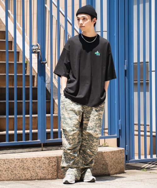 WEGO（ウィゴー）の「∴WEGO/別注ベンデイビス刺繍半袖BIGT（Tシャツ/カットソー・メンズ・ブルー/パープル/ホワイト/ブラック・MEDIUM/LARGE）」の12枚目の写真