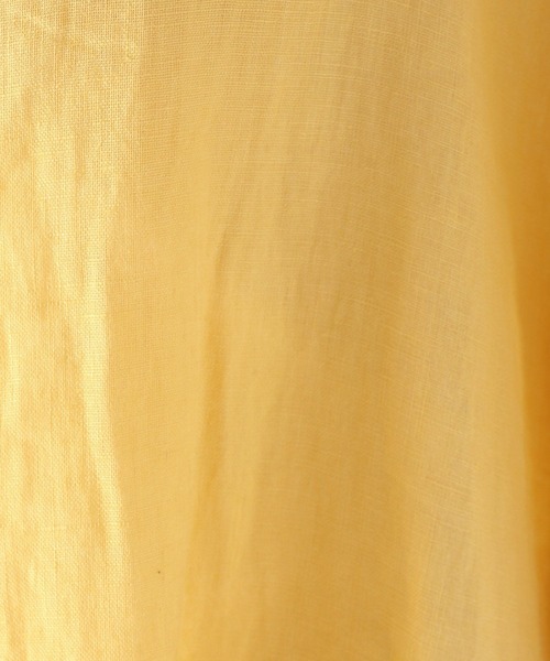 niko and...（ニコアンド）の「リネンワイドフレンチシャツワンピース（ワンピース・レディース・ベージュ/ネイビー/イエロー・MEDIUM/LARGE）」の20枚目の写真