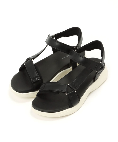 studio CLIP（スタディオクリップ）の「らくらくスポーツサンダル（サンダル・レディース・ブラック/その他1・MEDIUM/LARGE）」の9枚目の写真