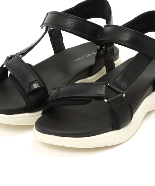 studio CLIP（スタディオクリップ）の「らくらくスポーツサンダル（サンダル・レディース・ブラック/その他1・MEDIUM/LARGE）」の13枚目の写真