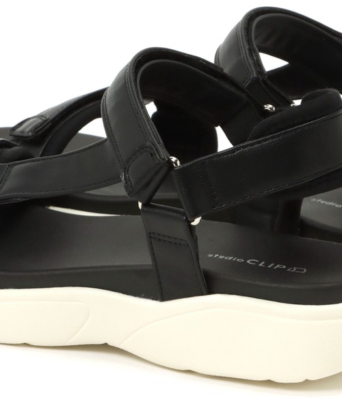 studio CLIP（スタディオクリップ）の「らくらくスポーツサンダル（サンダル・レディース・ブラック/その他1・MEDIUM/LARGE）」の15枚目の写真