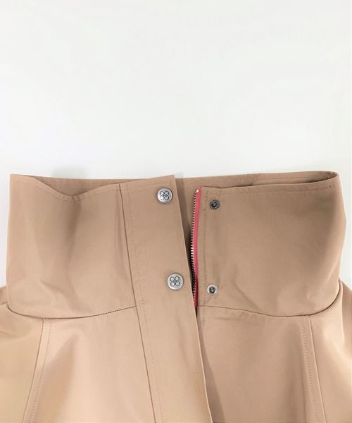 Q（キュー）の「ツイルリラックスブルゾン（ブルゾン・レディース・ネイビー/キャメル・MEDIUM）」の8枚目の写真