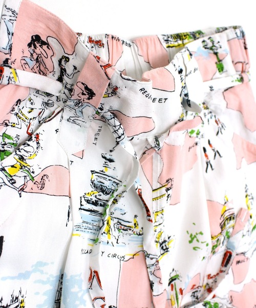 RNA（アールエヌエー）の「R3981  PINK MOTEL ロンドンスーベニアパンツ（その他パンツ・レディース・ブルーグレー/キナリ・MEDIUM）」の9枚目の写真