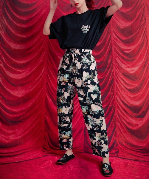 RNA（アールエヌエー）の「R3981  PINK MOTEL ロンドンスーベニアパンツ（その他パンツ・レディース・ブルーグレー/キナリ・MEDIUM）」の5枚目の写真