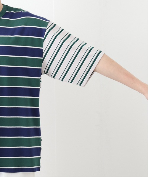 417 EDIFICE(フォーワンセブンエディフィス)の「マルチボーダールーズTEE(Tシャツ/カットソー・メンズ・ブルー系その他/スカイブルー/その他7・SMALL/MEDIUM/LARGE)」の10枚目の写真