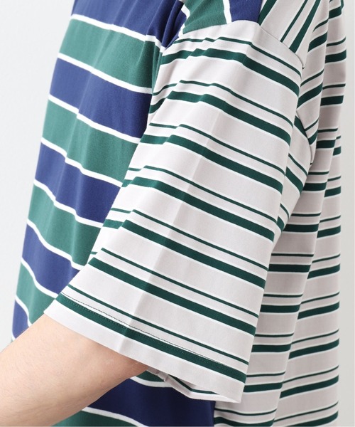 417 EDIFICE(フォーワンセブンエディフィス)の「マルチボーダールーズTEE(Tシャツ/カットソー・メンズ・ブルー系その他/スカイブルー/その他7・SMALL/MEDIUM/LARGE)」の11枚目の写真