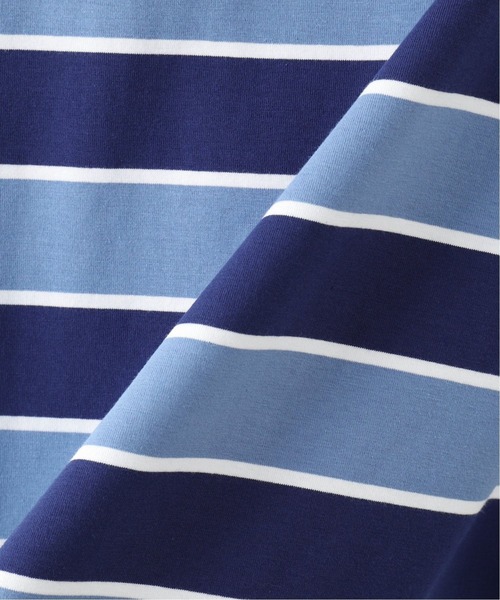 417 EDIFICE(フォーワンセブンエディフィス)の「マルチボーダールーズTEE(Tシャツ/カットソー・メンズ・ブルー系その他/スカイブルー/その他7・SMALL/MEDIUM/LARGE)」の14枚目の写真