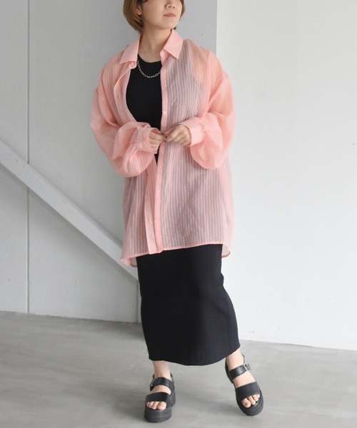 sango（sango）の「ランダムリブタイトスカート（スカート・レディース・ブラック/パープル・FREE）」の6枚目の写真