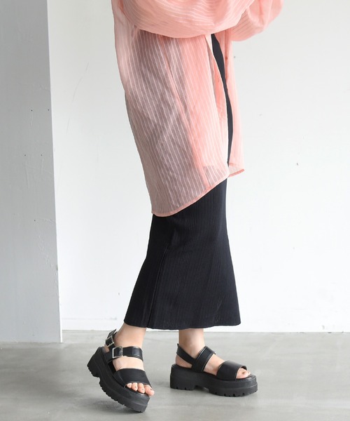 sango（sango）の「ランダムリブタイトスカート（スカート・レディース・ブラック/パープル・FREE）」の12枚目の写真