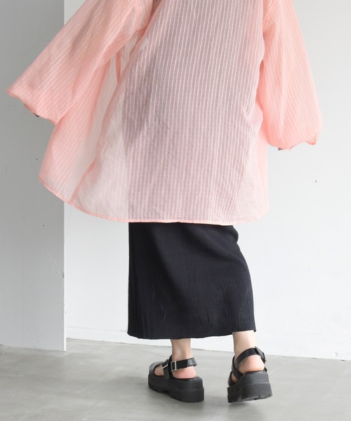 sango（sango）の「ランダムリブタイトスカート（スカート・レディース・ブラック/パープル・FREE）」の13枚目の写真