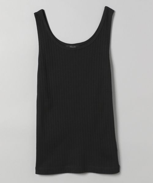 JEANASIS（ジーナシス）の「ワイドテレコタンク/352970（タンクトップ・レディース・ホワイト/ブラック/ホワイト系その他/ブラウン系その他・FREE）」の3枚目の写真