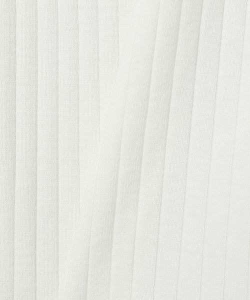 JEANASIS（ジーナシス）の「ワイドテレコタンク/352970（タンクトップ・レディース・ホワイト/ブラック/ホワイト系その他/ブラウン系その他・FREE）」の6枚目の写真