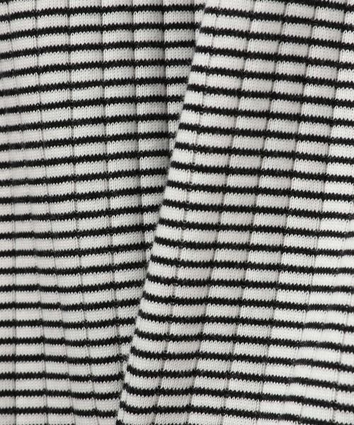 JEANASIS（ジーナシス）の「ワイドテレコタンク/352970（タンクトップ・レディース・ホワイト/ブラック/ホワイト系その他/ブラウン系その他・FREE）」の9枚目の写真