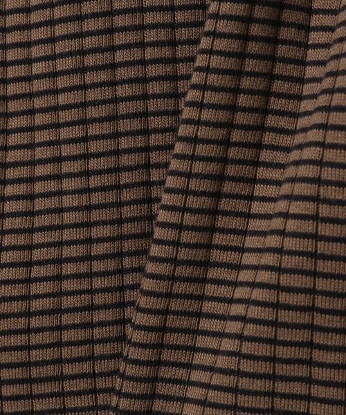 JEANASIS（ジーナシス）の「ワイドテレコタンク/352970（タンクトップ・レディース・ホワイト/ブラック/ホワイト系その他/ブラウン系その他・FREE）」の12枚目の写真