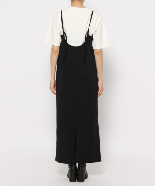 LOWRYS FARM（ローリーズファーム）の「カットマキシキャミワンピース　346390（ワンピース・レディース・ブラック/ブラウン/グリーン/アイボリー・FREE）」の15枚目の写真