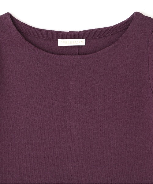 PROPORTION BODY DRESSING（プロポーションボディドレッシング）の「パールペプラムニット / 1212270801（ニット/セーター・レディース・パープル/ホワイト系その他/ブラック・FREE）」の18枚目の写真