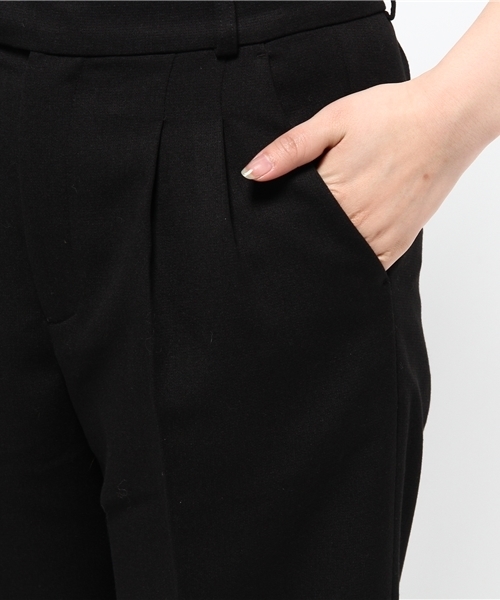 OUTLET（アウトレット）の「【CAPRICIEUX LE'MAGE】クロップドワイドパンツ（その他パンツ・レディース・グレー/ブラック・FREE）」の8枚目の写真