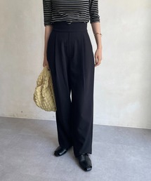 CAPRICIEUX LE'MAGE | Vカットベルトパンツ(デニムパンツ)