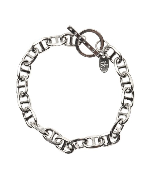 tk.TAKEO KIKUCHI（ティーケータケオキクチ）の「◆アンカーチェーンブレスレット（ブレスレット・メンズ・シルバー/ブラック・00）」の5枚目の写真