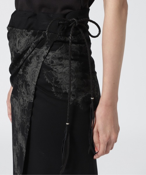 KMRii(ケムリ)の「KMRii/ケムリ/別注MAGNOLIA FLOWER SKIRT(スカート・レディース・ブラック・S)」の4枚目の写真