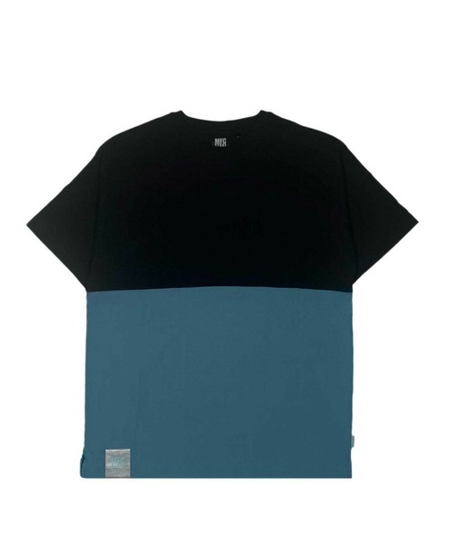 MFC STORE（エムエフシーストア）の「MFC STORE COTTON HALF NYLON S/S TEE（Tシャツ/カットソー・メンズ・ブラウン系その他/ブラック×ブルー/ホワイト×グリーン/ブルー系その他/グレー系その他・M/S/XL/XXL/L）」の2枚目の写真