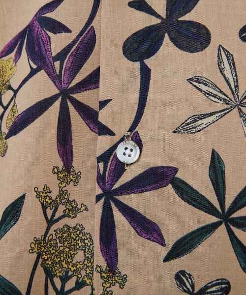 TAKEO KIKUCHI（タケオキクチ）の「◆レトロ フラワー 総柄プリント シャツ（シャツ/ブラウス・メンズ・チャコール/ベージュ系・02/03/04）」の13枚目の写真