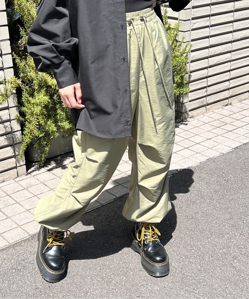 one way（ワンウェイ）の「ナイロンミリタリータックパンツ（カーゴパンツ・レディース・ホワイト/ブラック/ライトグリーン・FREE）」の10枚目の写真