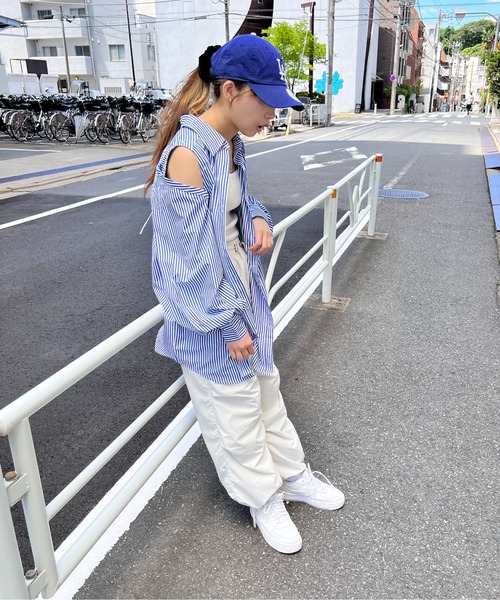 one way（ワンウェイ）の「ナイロンミリタリータックパンツ（カーゴパンツ・レディース・ホワイト/ブラック/ライトグリーン・FREE）」の17枚目の写真