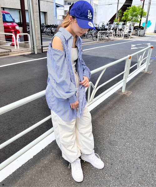 one way（ワンウェイ）の「ナイロンミリタリータックパンツ（カーゴパンツ・レディース・ホワイト/ブラック/ライトグリーン・FREE）」の18枚目の写真