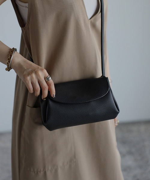 Bonjour Sagan（ボンジュールサガン）の「【2022 新作】スクエアミニショルダーバッグ（ショルダーバッグ・レディース・ブラック/ベージュ/オフホワイト・FREE）」の17枚目の写真