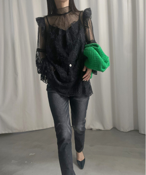 Ameri（アメリ）の「HIGH WAIST SKINNY DENIM（デニムパンツ